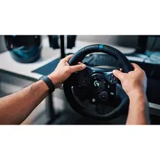 კომპიუტერული საჭე და პედლები LOGITECH G923 Racing Wheel and Pedals - PC/XB - BLACK - USB, 5 image