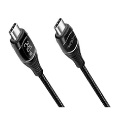 კაბელი Logilink CU0181 USB Type-C 240W PD Fast Charging Cable With E-Mark & Display 1m