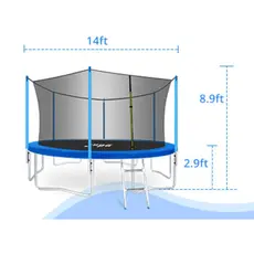 ასაწყობი ბატუტი 14FT (DM-4,27)BLU, 3 image