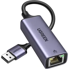 ადაპტერი UGREEN CM209 (50922), USB 3.0 to RJ45 Ethernet Adapter, Space Gray, 2 image