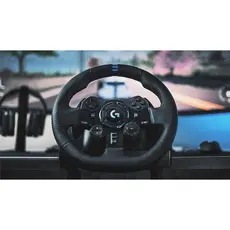 კომპიუტერული საჭე და პედლები LOGITECH G923 Racing Wheel and Pedals - PC/XB - BLACK - USB, 4 image