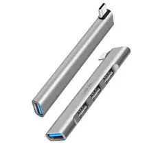 USB ჰაბი Logilink UA0437 Ultraslim 4-port USB-C hub 18W Aluminum, 3 image
