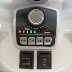 საბავშვო ელექტრო მანქანა WINDY BLUE DLX-288-BLU, 15 image