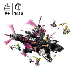 ლეგო LEGO Constructor Dreamzzz Nightmare Shark Submarine, 4 image