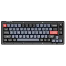კლავიატურა Keychron V2 84 keys, K Brown, Hot-Swap, WL/BT/USB-A, RGB, black