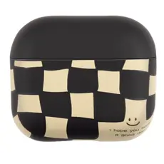 ყურსასმენის ქეისი TVC AirPods 4 TPU Case Earphone Charging Box Water Transfer Printing Protective Cover - Checker