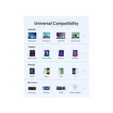 ავტომობილის უსადენო დამტენი Aukey 65W CC-Y23 Enduro Type-C Dual 2-Port Car Charger - Gray, 8 image