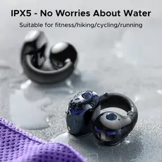 ყურსასმენი UGREEN WS209 (45785) HiTune S3, Earbuds, Wireless, Bluetooth, IPX5, Black, 4 image