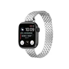 სმარტ საათის სამაჯური TVC Magnetic Buckle Strap for Apple Watch 10 46mm / Ultra 2 / Ultra 49mm / 9 8 7 45mm / SE (2023) SE (2022) SE 6 5 4 44mm / 3 2 1 42mm Stainless Steel Ban, 2 image