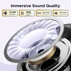 ყურსასმენი UGREEN WS209 (45785) HiTune S3, Earbuds, Wireless, Bluetooth, IPX5, Black, 8 image