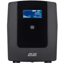 უწყვეტი კვების წყარო 2E DD1500, 1500VA/900W, LCD,USB, 3xSchuko