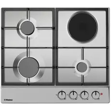 ქურის ზედაპირი Hansa combined (3 gas + 1 electrical), 59cm, cast-iron, inox, 2 image