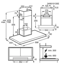 გამწოვი AEG NDB6761HB, 3 image