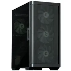 კომპიუტერის ქეისი Zalman PC case M4 without PSU, 2xUSB3.0, 1xUSB2.0, 4x120mm ARGB, VGA 320mm, LCS ready, TG Side Window, mATX, black, 3 image