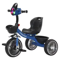ბავშვთა სამთვალა პედლებიანი ველოსიპედი 602BLU