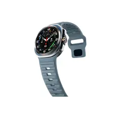 სმარტ საათის სამაჯური TVC Samsung Galaxy Watch Ultra 47mm Silicone Watch Band Breathable Sport Watch Strap - Ocean Blue, 3 image