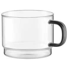 ჭიქების ნაკრები Ardesto Set of cups 350ml, 4pcs, borosilicate glass, transparent, 5 image