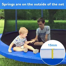 ასაწყობი ბატუტი GOLDEN CHILD 10FT (DM-3,05) blu, 3 image