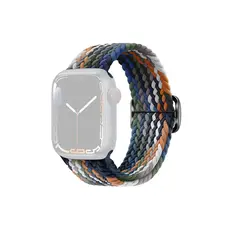 სმარტ საათის სამაჯური TVC Apple Watch Series 10 42mm / 9 8 7 41mm / SE (2023) SE (2022) SE 6 5 4 40mm / 3 2 1 38mm Watch Band Braided Nylon Strap - Denim Multi-Color, 3 image