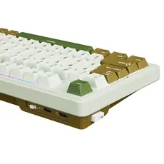 კლავიატურა Royal Kludge RK N99 RGB Mechanical Keyboard, Cream Switch, Hot Swappable, Wireless, USB, Bluetooth, 2.4GHz, Palm Green, 5 image
