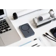 პორტატული დამტენი 2E Power Bank Wireless QI 5000mAh, 20W, blue, 3 image