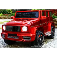 საბავშვო ელექტრო მანქანა 7288-R /კაუჩუკის საბურავებით/ტყავის სკამით, 5 image