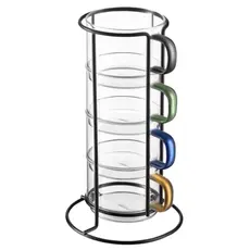 ჭიქების ნაკრები Ardesto Set of cups 350ml, 4pcs, borosilicate glass, transparent, 4 image