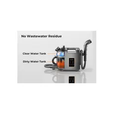 ქიმწმენდის აპარატი Uwant B200, 500W, 1.5L, Multiple Spot Cleaner+Steam Iron, Grey, 10 image