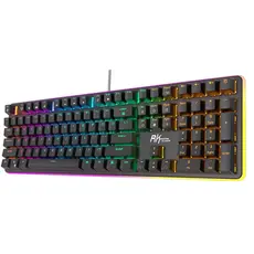კლავიატურა Royal Kludge RK918 Mechanical Keyboard, Brown switch, Wired, USB, Black, 6 image