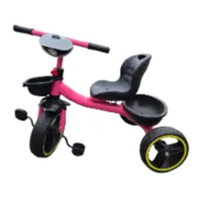 სამთვალა ველოსიპედი 701VS-PINK, 2-5 წლის ბავშვებისთვის, 2 image