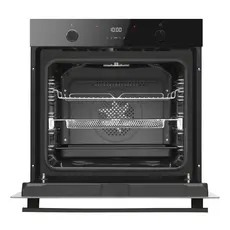 ჩასაშენებელი ღუმელი Hansa electrical, 77L, А, display, convection, black, 4 image