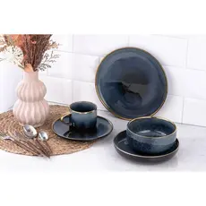 თეფში Ardesto Deep plate Andria, 21.1cm, ceramics, blue-gray, 5 image