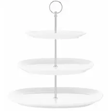 ნამცხვრის დასადები Ardesto Tier cake stand, 32х32сm, porcelain, white