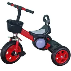 საბავშვო სამთვალა პედლებიანი ველოსიპედი 6388RED, 2 image