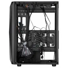 კომპიუტერის ქეისი 2E GAMING PC case Aruba G3313B, without PSU, 1xUSB3.0, 2xUSB2.0, 5x120mm ARGB, VGA 300mm, LCS ready, HUB, TG Side Panel, ATX, black, 3 image