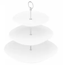 ნამცხვრის დასადები Ardesto Tier cake stand, 32х32сm, porcelain, white, 3 image