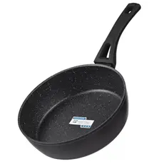 ტაფა Ardesto Deep Fry pan with lid Gemini Livorno, 24cm, aluminium, black, 3 image