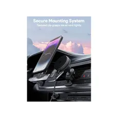 ავტომობილის უსადენო დამტენი Aukey 15W HD-MC13A MagFusion Dash Pro Qi2 Active Cooling Wireless Charging Phone Mount - Gray, 6 image
