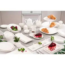 ნამცხვრის დასადები Ardesto Tier cake stand, 32х32сm, porcelain, white, 7 image