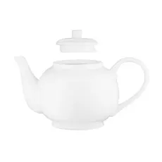 ჩაიდანი Ardesto Tea pot Imola, 850ml, porcelain, white, 3 image