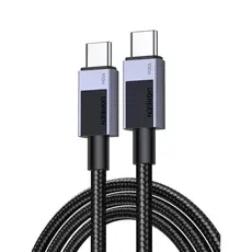 USB კაბელი UGREEN L512 (45063), 100W, Type-C to Type-C PD Fast Charging Cable, 1m, Space Gray, 3 image