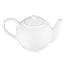 ჩაიდანი Ardesto Tea pot Imola, 850ml, porcelain, white, 5 image