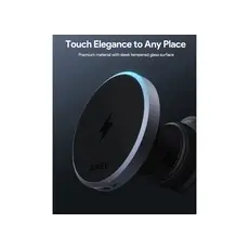 მანქანის უსადენო დამტენი Aukey 15W HD-MC13 Qi2 Wireless Charging Phone Mount - Black, 11 image