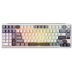 კლავიატურა Royal Kludge RK L98 RGB Mechanical Keyboard, Cream Switch, Hot Swappable, Wireless, Type-C, Bluetooth, 2.4GHz, Sandalwood Brown, 2 image