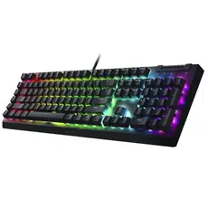 კლავიატურა Razer Keyboard mechanical BlackWidow V4 X 110key, Green Switch, USB-A, EN/RU, RGB, black, 5 image