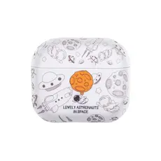 ყურსასმენის ქეისი TVC AirPods 4 TPU Case Earphone Charging Box Water Transfer Printing Protective Cover - White Astronaut