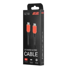 კაბელი 2E Cable USB-C - USB-C, 100W 1m black, 2 image