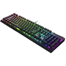 კლავიატურა Razer Keyboard mechanical BlackWidow V4 X 110key, Green Switch, USB-A, EN/RU, RGB, black, 4 image
