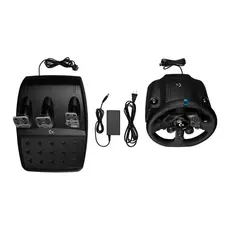 კომპიუტერული საჭე და პედლები LOGITECH G923 Racing Wheel and Pedals - PC/PS - BLACK - USB, 6 image