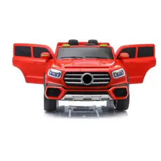 ბავშვის ელექტრო მანქანა mercedes-benz WN-609-RED, ტყავის სავარძლით, 3 image